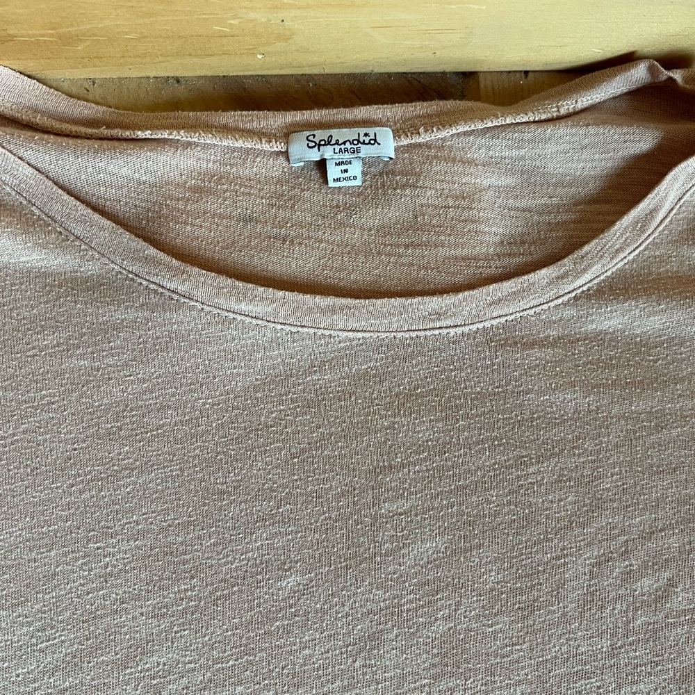 Splendid Slub Crew Neck Tee - Picture 3 of 5